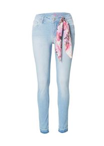 LIEBLINGSSTÜCK LIEBLINGSSTÜCK Dames Jeans 'Mamma Mia' lichtblauw / kreeft / pink / wit 27