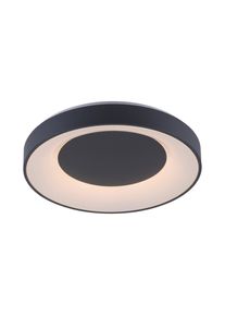 Leuchten Direkt Deckenleuchte »Lolasmart-Anika«, 1 Flammig-Flammig, Rgb+Tunable White, Infrarot Inkl., Fernbedienung, Smarthome Fähig grau, Größe Ø...