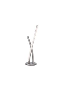Leuchten Direkt Tischleuchte »Lolasmart-Swing«, 2 Flammig-Flammig, Rgb+Tunable White, Infrarot Inkl., Fernbedienung, Smarthome Fähig silberfarben,...