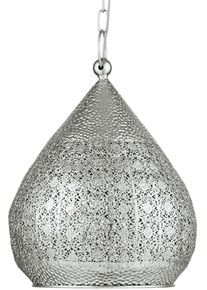 Eglo Pendelleuchte »Melilla«, 1 Flammig-Flammig, Hängeleuchte, Hängelampe silberfarben, Größe Ø 33 cm 1 flammig , Pendelleuchte »Melilla«