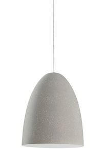 Eglo Pendelleuchte »Sarabia«, 1 Flammig-Flammig, Hängeleuchte, Hängelampe, Dimmbar grau, Größe Ø 19 cm 1 flammig , Moderne Pendelleuchte