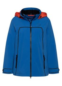 Ulla Popken Dames Functionele jas blauw / zwart M-L