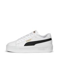 Puma Dames Sneakers laag 'Smash' goud / zwart / wit 41