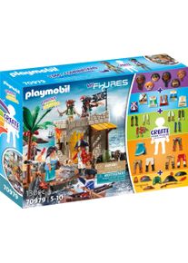 Playmobil® Konstruktions-Spielset »My Figures: Island Of The Pirates(70979), My Figures«, (130 St.), Made In Europe bunt, Figuren-Spielset » My...