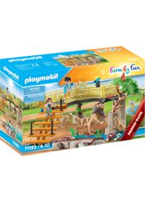 Playmobil® Konstruktions-Spielset »Löwen im Freigehege (71192), Family Fun«, (58 St.), Made in Germany