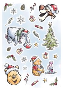 Wandtattoo Winnie Pooh Christmas