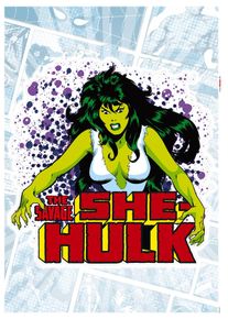 Wandtattoo She-Hulk Comic Classic