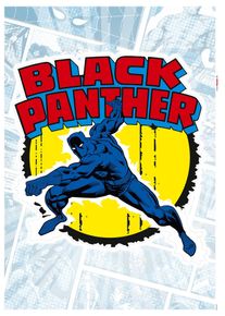 Wandtattoo Black Panther Comic Classic