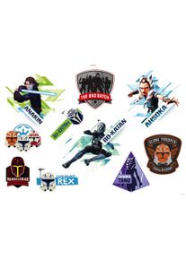 Wandtattoo Clone Wars Badges