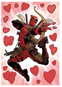 Wandtattoo Deadpool Lovepool