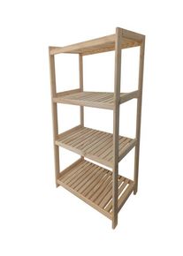 Gaboni Polcos állvány 4 polcos 133 x 80 x 43 cm