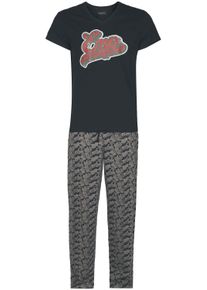 EMP Stage Collection Pyjama mit Retro EMP Print Pyjama schwarz