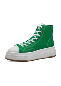Tamaris Dames Sneakers hoog groen / wit 36