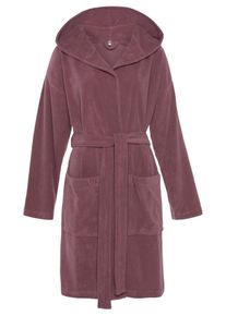 Vivance Dames Badjas kort 'Dreams' mauve XXL