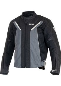 GMS-Moto Ventura, textile jacket waterproof , color: Black/Grey , size: XS