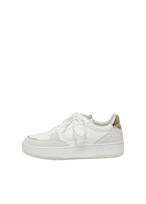 Only Dames Sneakers laag 'ONLSaphire-1' goud / wit / offwhite 36