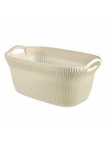 curver Kôš na čistú bielizeň KNIT 40 l, biela