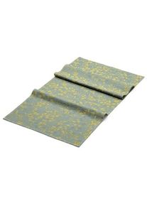 Tissage Moutet Table runner Mini Labo Blue-yellow,