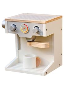Machine à Café Jouet Montessori Coffee Robincool Caprizze 17x16x14 cm Fabriqué en Bois Écologique avec Accessoires Inclus