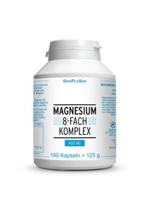 Sinoplasan, Magnesium 8-fach Komplex 400 mg 180 Kapseln (163,66 EUR pro kg)