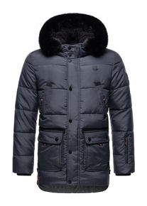 STONE HARBOUR Heren Winterjas 'Mironoo' donkerblauw S
