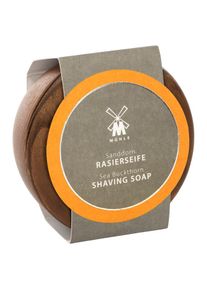 Mühle Glasshütte Mühle - Rasierseife in Holzschale, mit Sandorn 65g