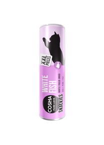 18g Friandises lyophilisées COSMA Snackies XXL poisson blanc - Friandises pour chat
