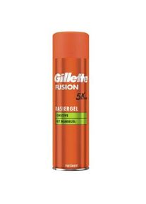 Procter & Gamble Service GmbH Gillette Fusion5 Sensitive Rasiergel, Mandelöl, Rasier Gel mit Mandelöl für empfindliche Haut, 200 ml - Dose