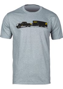 Klim Life, t-shirt , kleur: lichtgrijs/zwart , maat: M