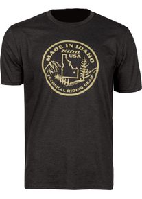 Klim Made In Idaho, t-shirt , kleur: zwart/goud , maat: XL