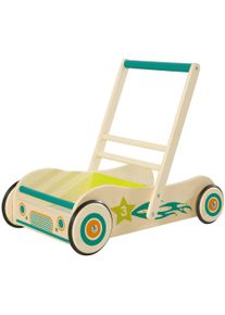 Roba® Lauflernwagen »Rennfahrer«, Mit Individuell Einstellbarer Bremswirkung bunt, Mit praktischer Bremse hat eine individuell einstellbare...