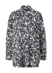 comma, comma casual identity Dames Blouse zwart / wit XS