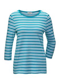 GOLDNER Dames Shirt blauw / wit S