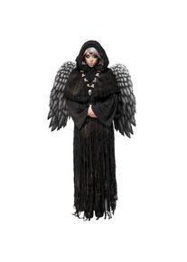 maskworld Costume d'ange noir pour femme