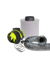 Kit extracteur d'air Eco 145/187 m&sup3;/h &oslash;100mm 2 vitesses