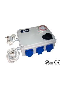 Programmateur d'&eacute;clairage 8 x 600W watts + prise chauffage TBOX