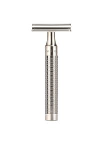 Mühle Glasshütte Mühle - Rocca Rasierhobel Edelstahl / Schwarz geschlossener Kamm
