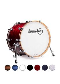 drum-tec pro 3 Bass Drum - Taille Piano White 22" x 16"