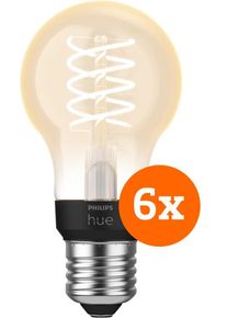 PHILIPS Hue Filamentlamp White Standaard E27 - 2023 - 6-pack