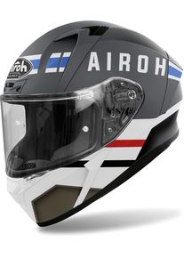 Airoh Valor Craft, casco integrale , colore: Opaco Grigio/Bianco/Rosso/Blu/Nero , dimensione: L