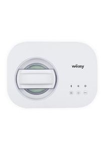 WEASY Wëasy Máquina Weäsy Yum135 para sorvete caseiro, 100 W, 1L Capacidade, função de retenção a frio, 60 min de preparação, tela tátil, AC inoxidável
