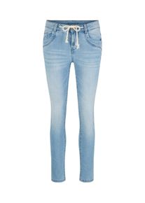 Tom Tailor Damen Tapered Relaxed Jeans, blau, Uni, Gr. 34/30, baumwolle
