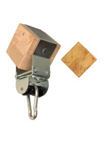 Spitzholz 9x9-12x12 cm, V2A