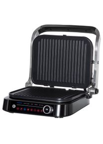 HOMCOM 2100W Electric Griddle Non-stick with 180鎺?Opening Drip Tray 8 Heat Settings Removable Plate for Easy Cooking | Aosom Ireland