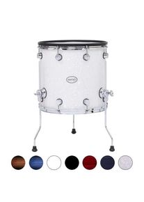 drum-tec pro 3 Floor Tom - Size Piano Black 16" x 15"