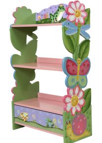 Fantasy Fields Fantasyfields® Bücherregal »Magic Garden«, Mit Zaubergarten-Motiv bunt, Größe B/H/T: 55 cm x 96,5 cm x 29 cm B/H/T: 55 cm x 96,5 cm x 29 cm ,...