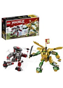 Lego® Konstruktionsspielsteine »Lloyds Mech-Duell Evo (71781)Ninjago«, (223 St.), Made In Europe bunt, Set bestehend aus 2 beweglichen Lego...
