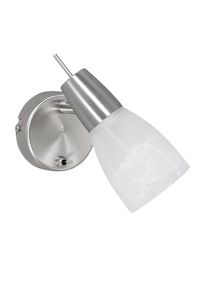 Leuchten Direkt Wandleuchte »Julia Led«, 1 Flammig-Flammig, Wechselbares Led Leuchtmittel silberfarben, Größe Ø 8 cm Höhe: 15,5 cm 1 flammig ,...