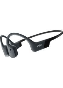 Aftershokz Shokz Sport-Kopfhörer »Openrun«, Bluetooth schwarz, Sportkopfhörer mit Bone Conduction Technologie