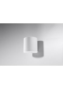 Sollux Lighting Wandleuchte »Orbis«, 1 Flammig-Flammig weiß, Größe Höhe: 10 cm 1 flammig , Moderne Beleuchtung
